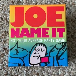 JOE NAME IT game